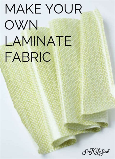 diy metallic fabric laminate|diy laminated fabric.